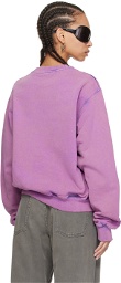 Acne Studios Purple Blurred Sweatshirt