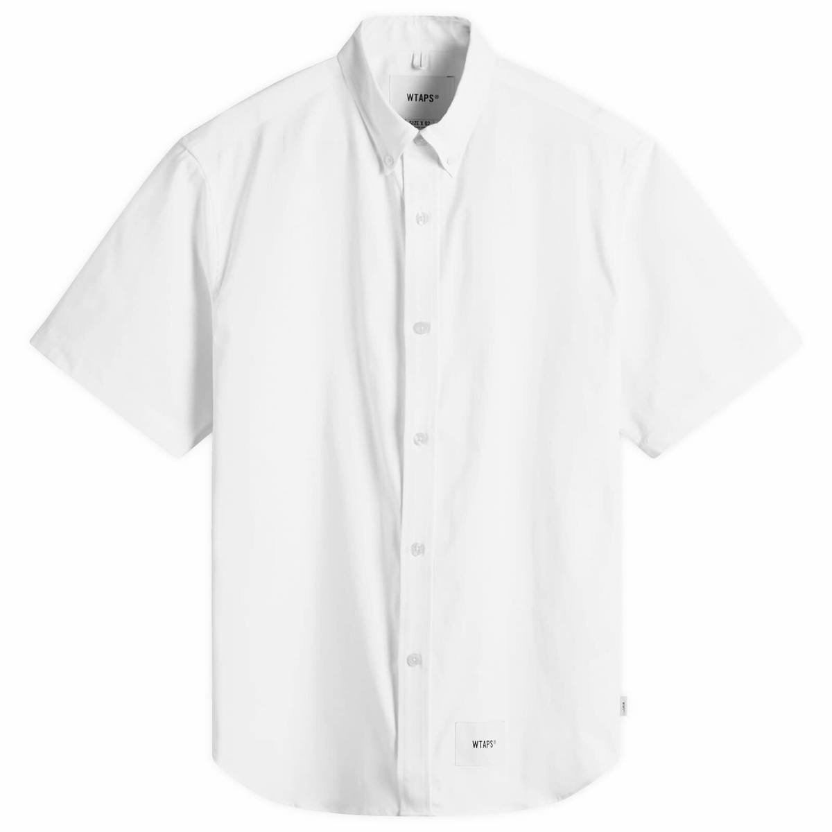 WTAPS Men's 08 Short Sleeve Work Shirt in White