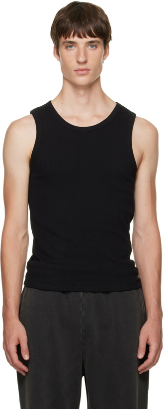 Photo: Entire Studios Black Rib Tank Top