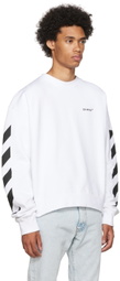 Off-White White Diag Sweatshirt
