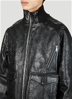 Gucci - GG Embossed Bomber Jacket in Black
