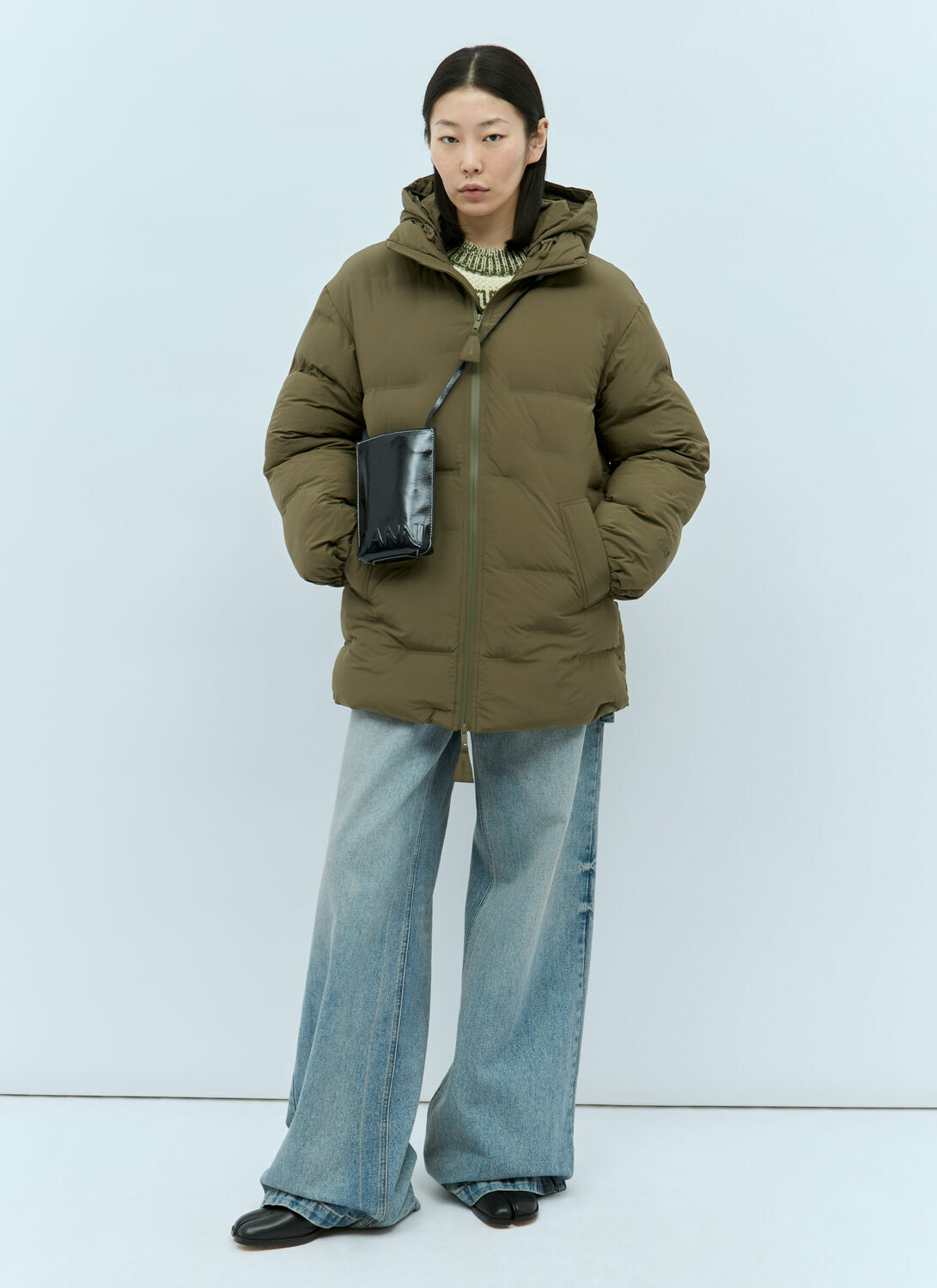 GANNI Soft Puffer Midi Jacket