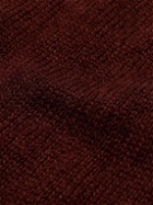 Massimo Alba - Alder Brushed Mohair and Silk-Blend Sweater - Burgundy