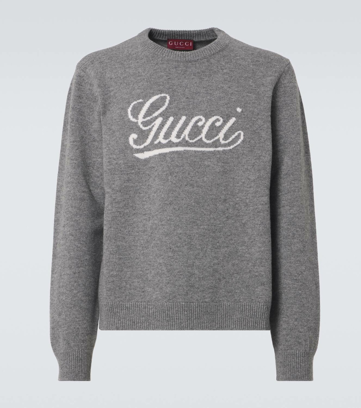 Gucci Logo intarsia wool sweater Gucci