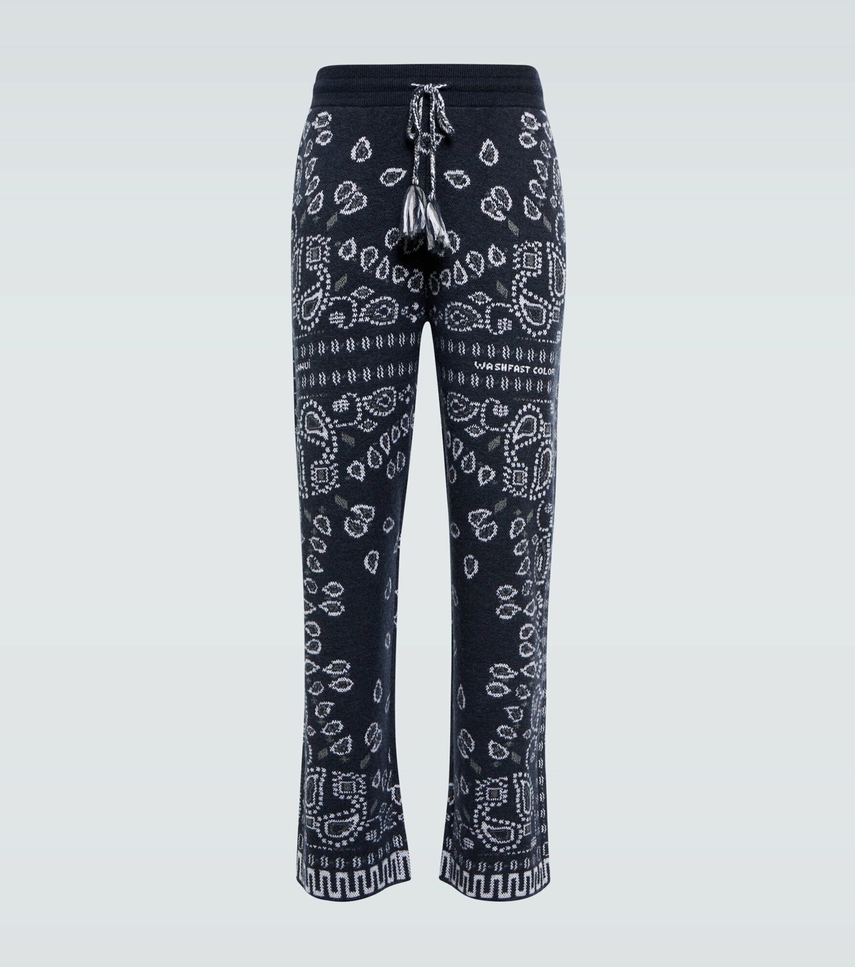 Alanui - Bandana Piquet jacquard sweatpants