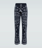 Alanui - Bandana Piquet jacquard sweatpants