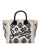 MC2 Saint Barth Vanity Rug White And Blue Tote Bag