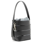 F/CE. Women's Tech Leather Cage Bucket Bag in Grey 