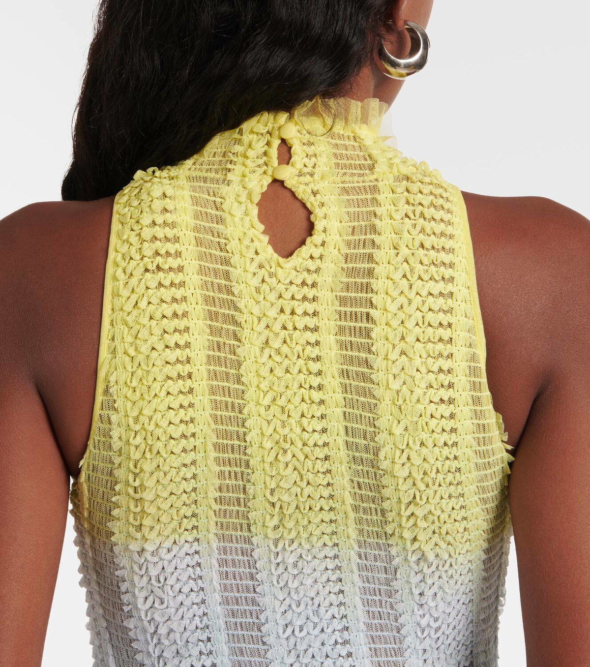 Roberta Einer Angel ombré knitted midi dress