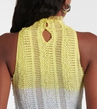 Roberta Einer Angel ombré knitted midi dress