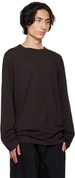 Yohji Yamamoto Gray Ultima Regular Long Sleeve T-Shirt