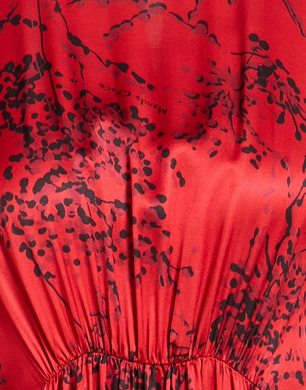 Manila Grace Womens Midi dress in Red