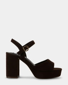 Steve Madden Earthy Heels in Dark Brown