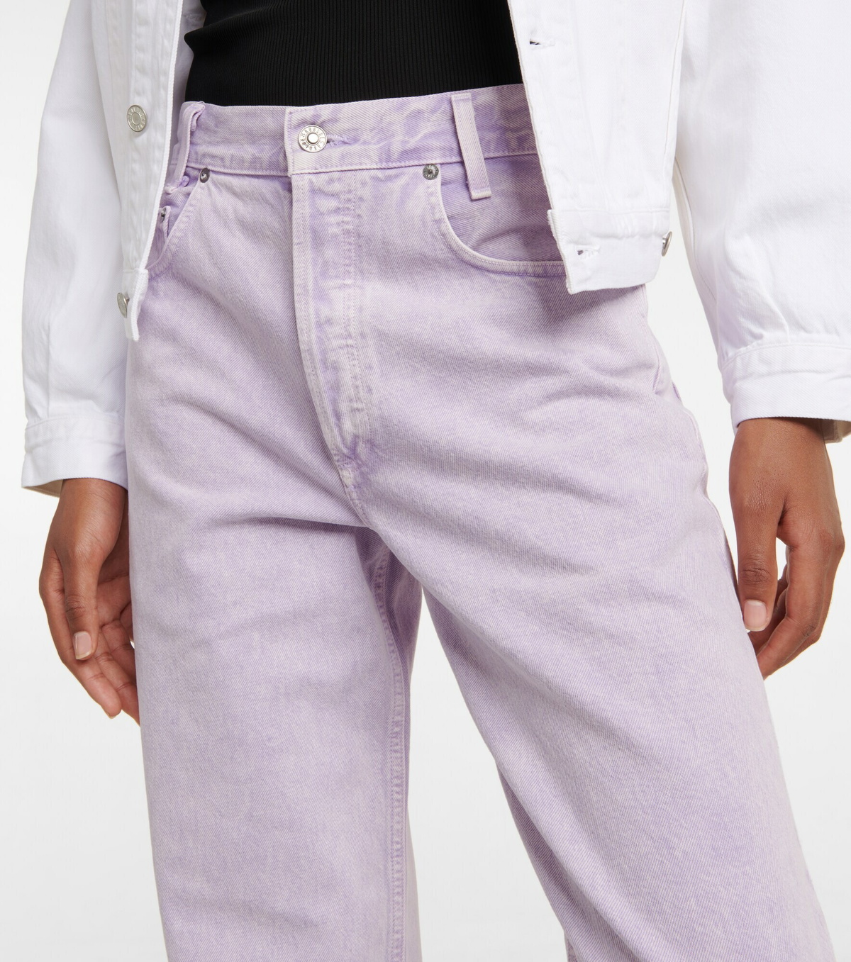 Agolde - Tapered Baggy high-rise jeans
