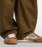 Loewe Ballet Runner 2.0 suede and mesh sneakers