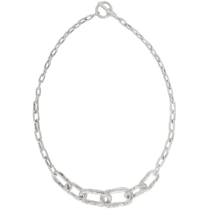Photo: Pearls Before Swine Silver Graded Link Necklace.