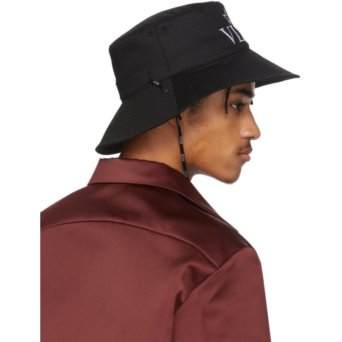 Valentino Black Valentino Garavani VLTN Star Bucket Hat Valentino 
