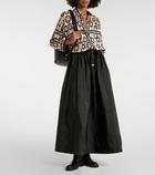 'S Max Mara Lirica taffeta maxi skirt