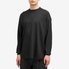 DAIWA Men's Long Sleeve Tech Thermal Crew in Black