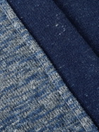 The Elder Statesman - Nomad Space-Dyed Wool-Blend Cardigan - Blue