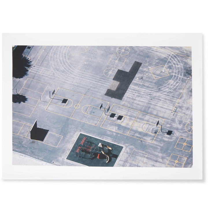 Photo: Pieces - Karl Hab Court Lines Print, 18 x 24"" - Black