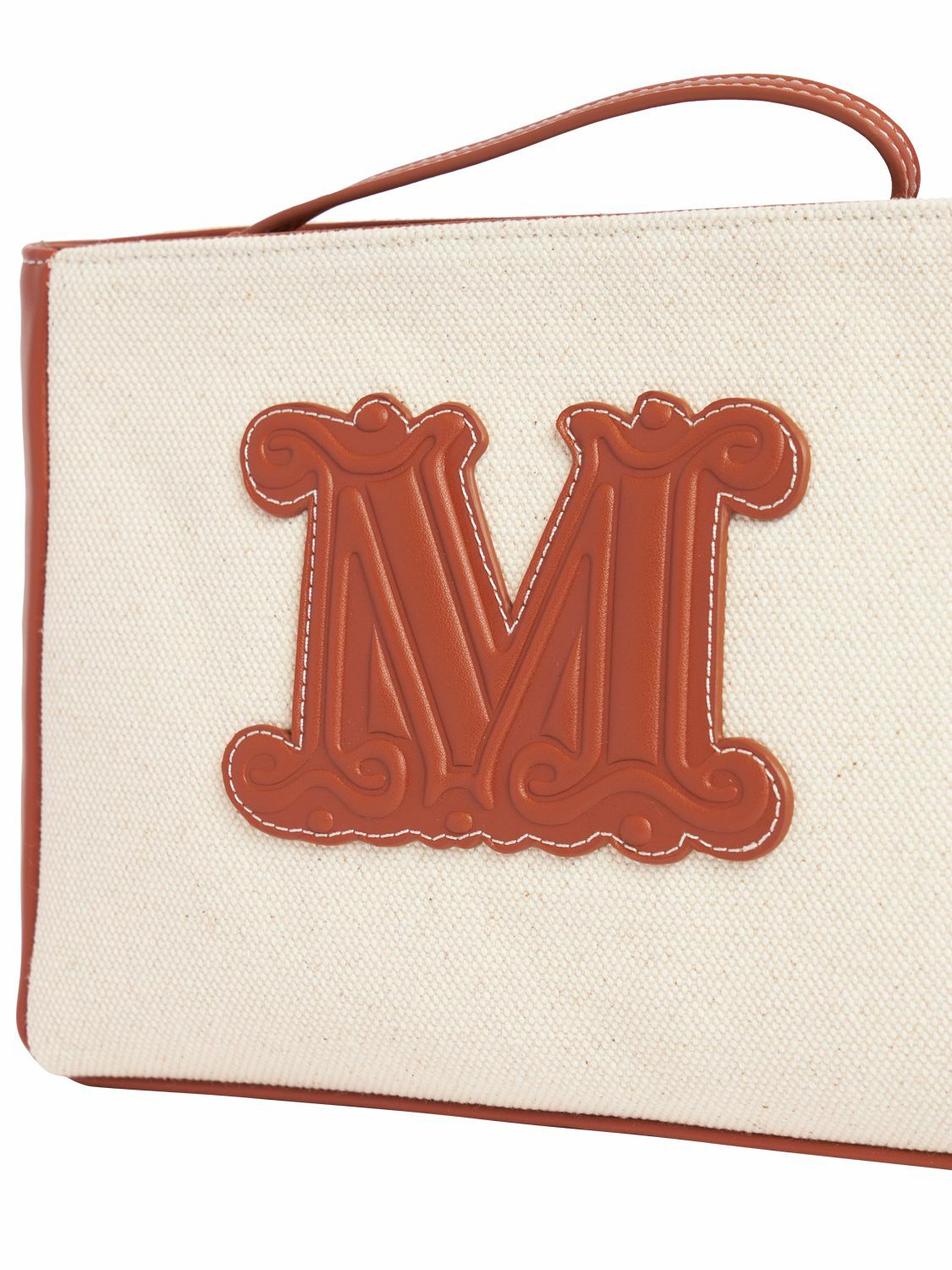 【送料&関税込】Max Mara Canvas Clutch Bag opice Max Mara Canvas Clutch Bag 
