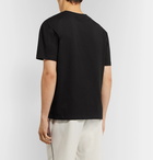 McQ Alexander McQueen - Appliquéd Cotton-Jersey T-Shirt - Black