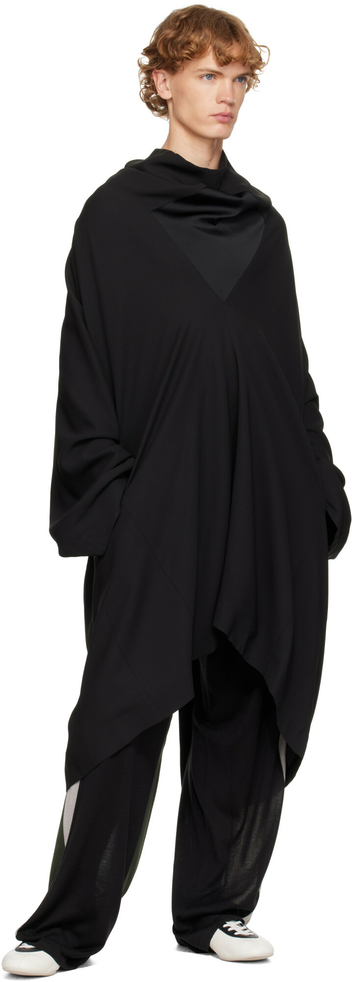 Kiko Kostadinov Black Moder Tunic Coat