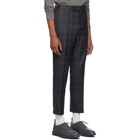 Thom Browne Grey Windopane Side Tab Trousers