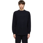 extreme cashmere Navy N°53 Crew Hop Sweater
