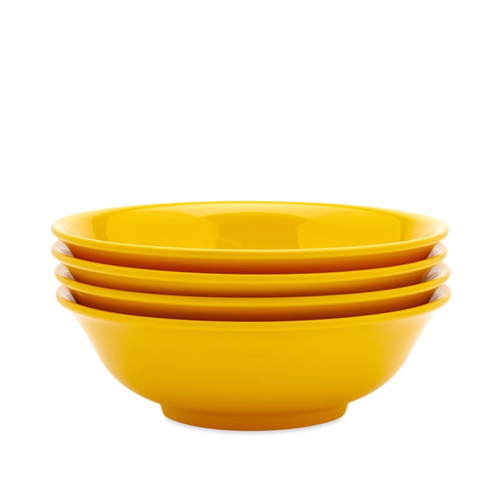 Photo: MARKET Men's Smiley Bowl 4 Piece Set in Yellow