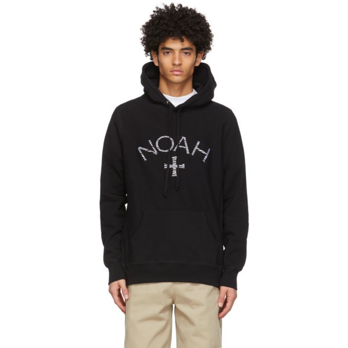 noah NYC BLACK logo hoodie - パーカー
