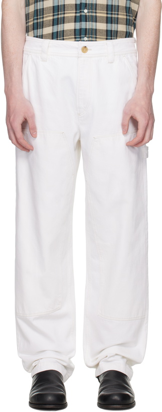 Photo: A.P.C. Off-White Gustav Jeans