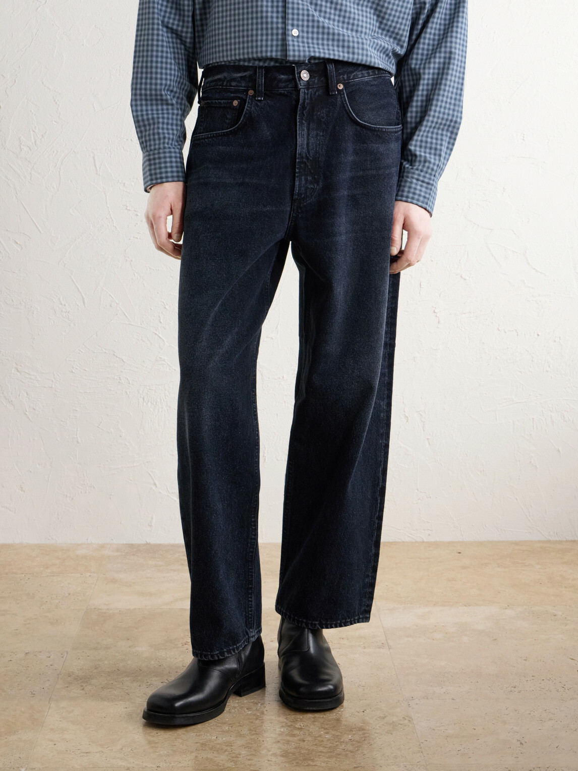 AGOLDE - Deka Organic Wide-Leg Jeans - Blue