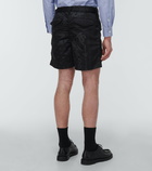 Sacai - x Eric Haze printed shorts