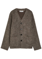 Our Legacy Brushed Knit Cardigan Grey
