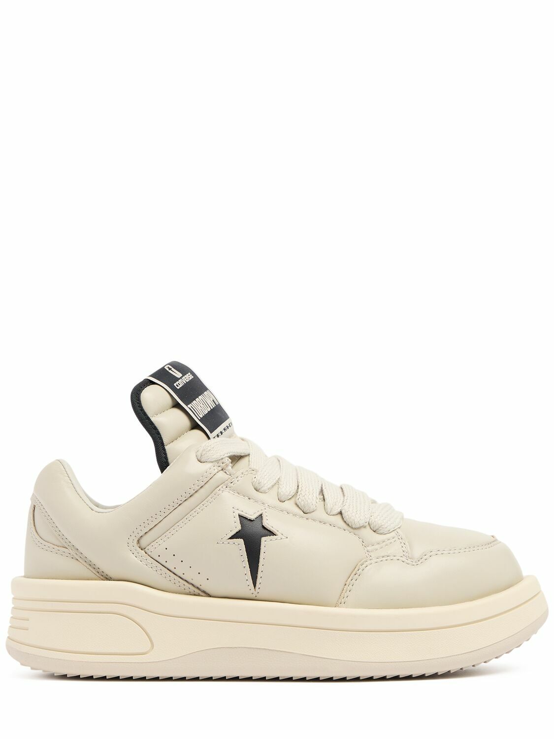 タナユウ CONVERSE X DRKSHDW Turbowpn Leather Sneakers Rick Owens