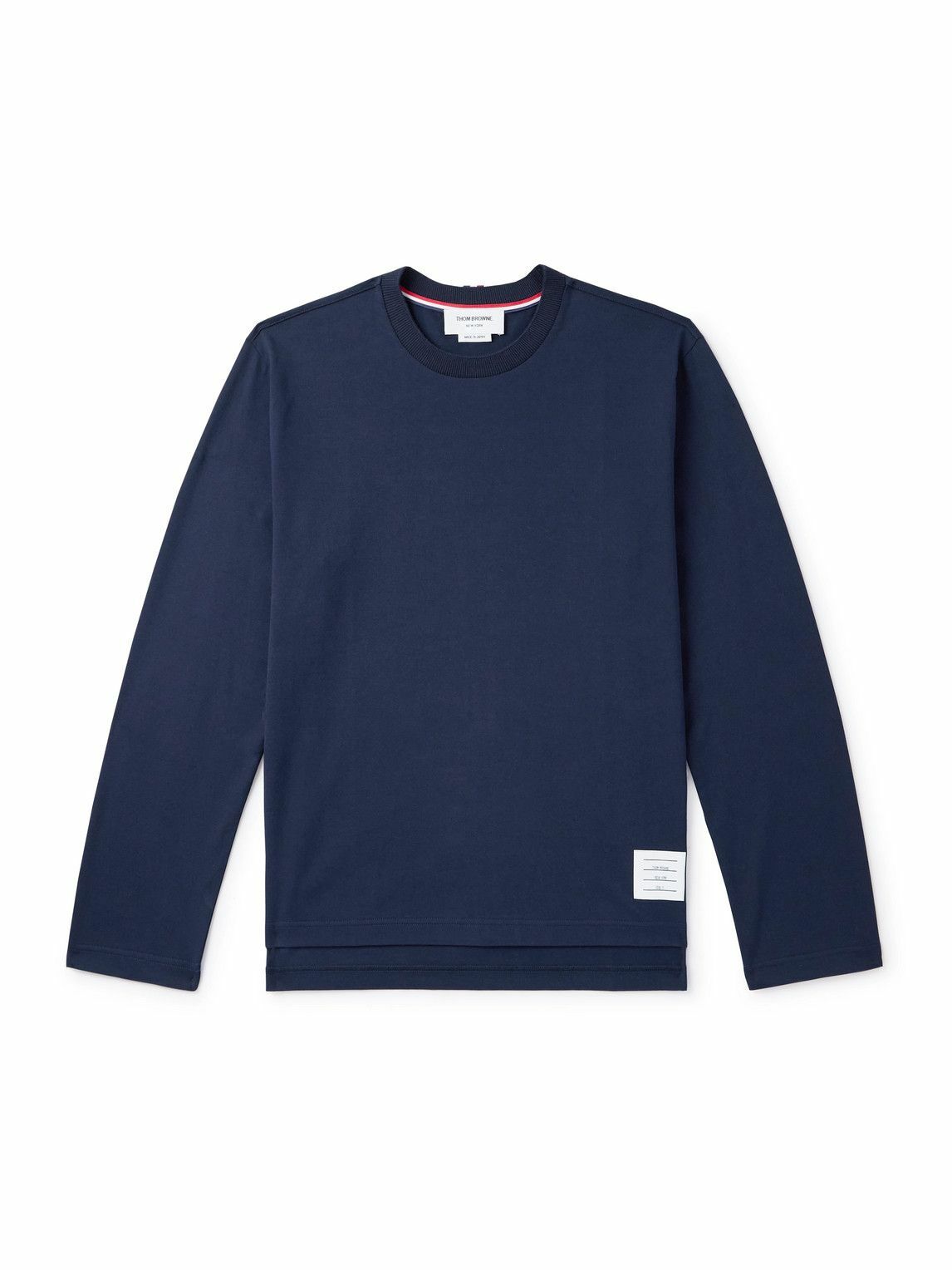 Thom Browne White Ringer T-Shirt Thom Browne