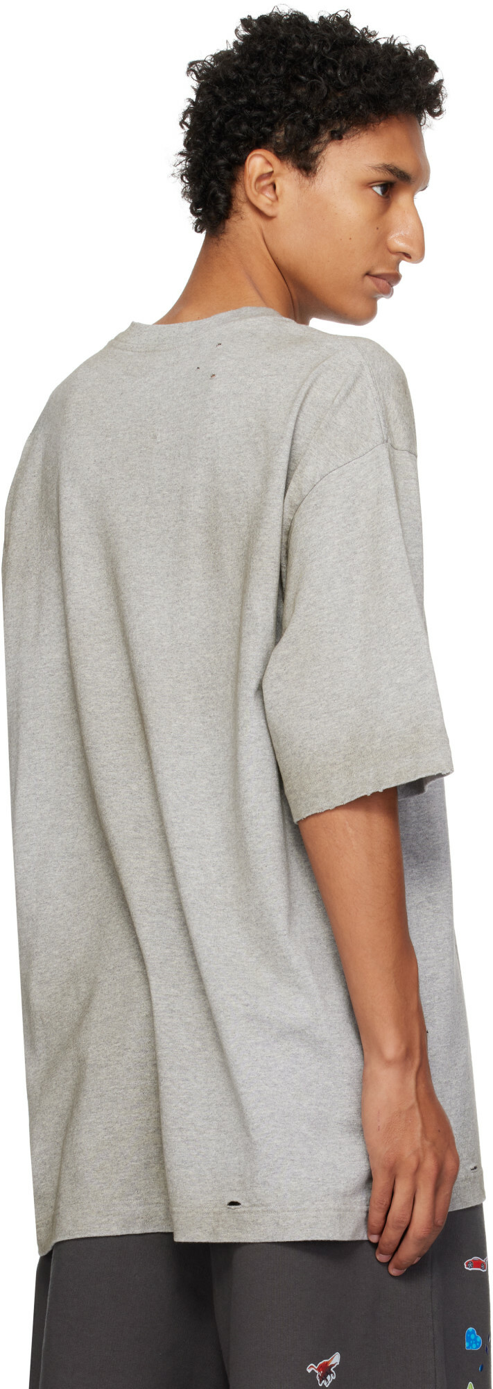 Maison MIHARA YASUHIRO Gray Leon Doodle Printed T-shirt