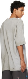 Maison MIHARA YASUHIRO Gray Leon Doodle Printed T-shirt
