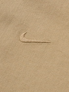 Nike - Life Embroidered Cotton-Canvas Hooded Jacket - Brown