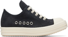 Rick Owens Black Temple Extreme Low Sneakers