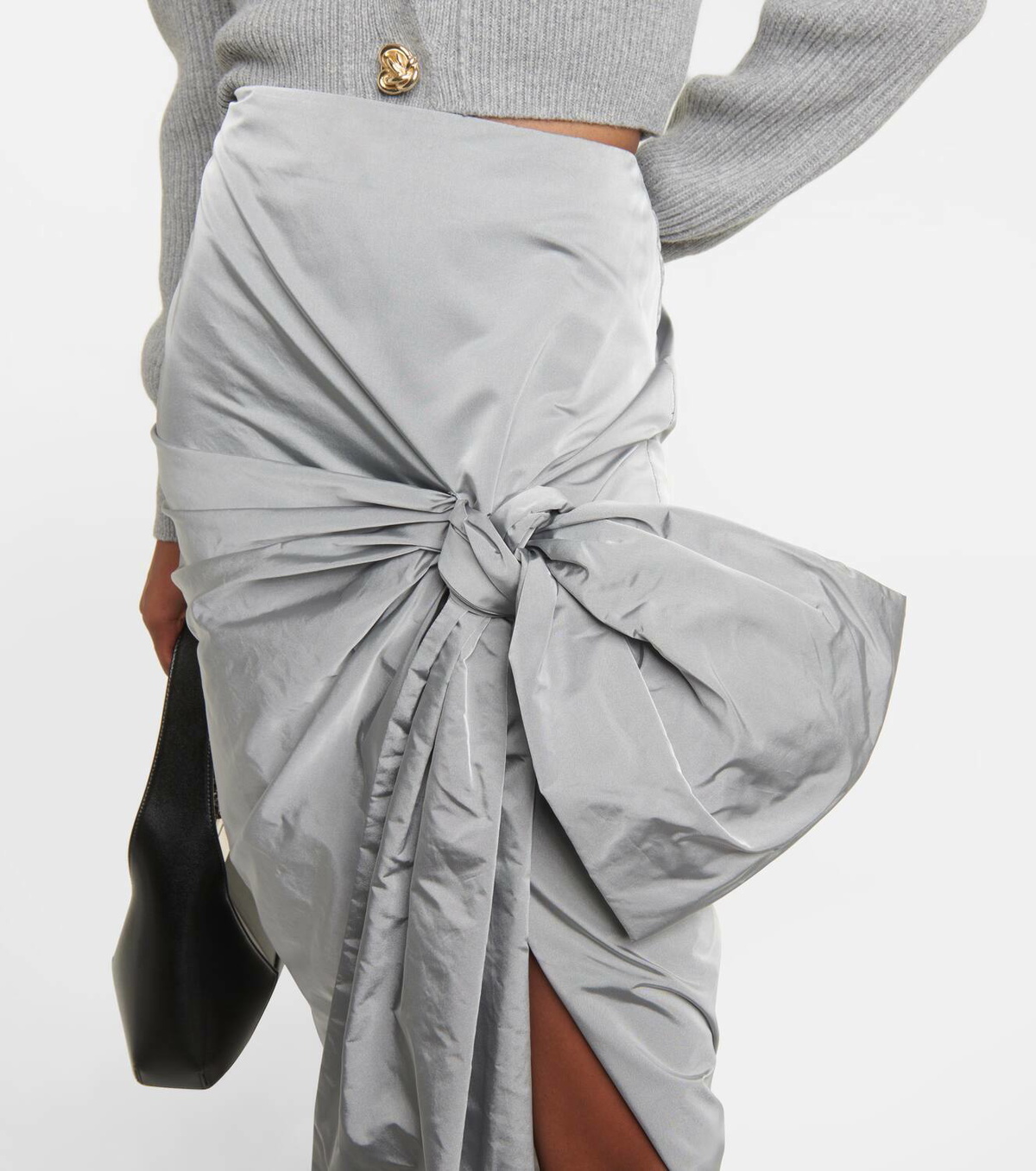 Alexander McQueen Bow-detail midi skirt Alexander McQueen