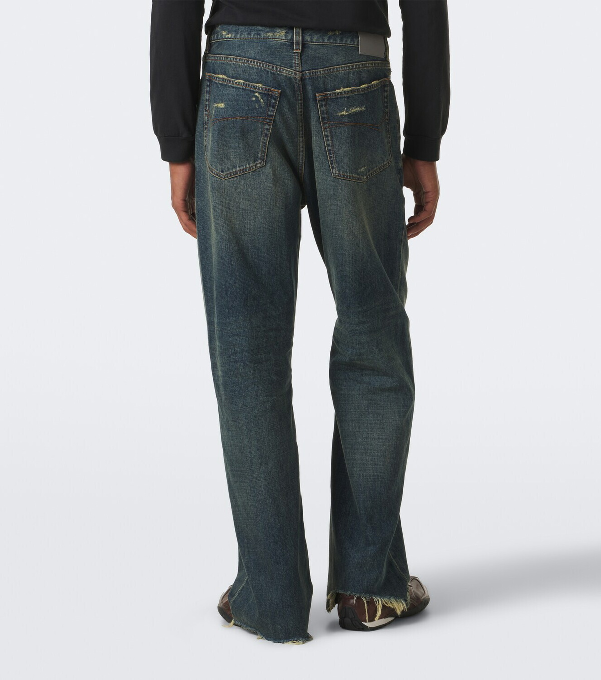 Balenciaga Faded wide-leg jeans