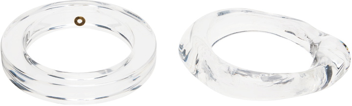 Photo: Dries Van Noten Transparent Cuff Bracelet Set