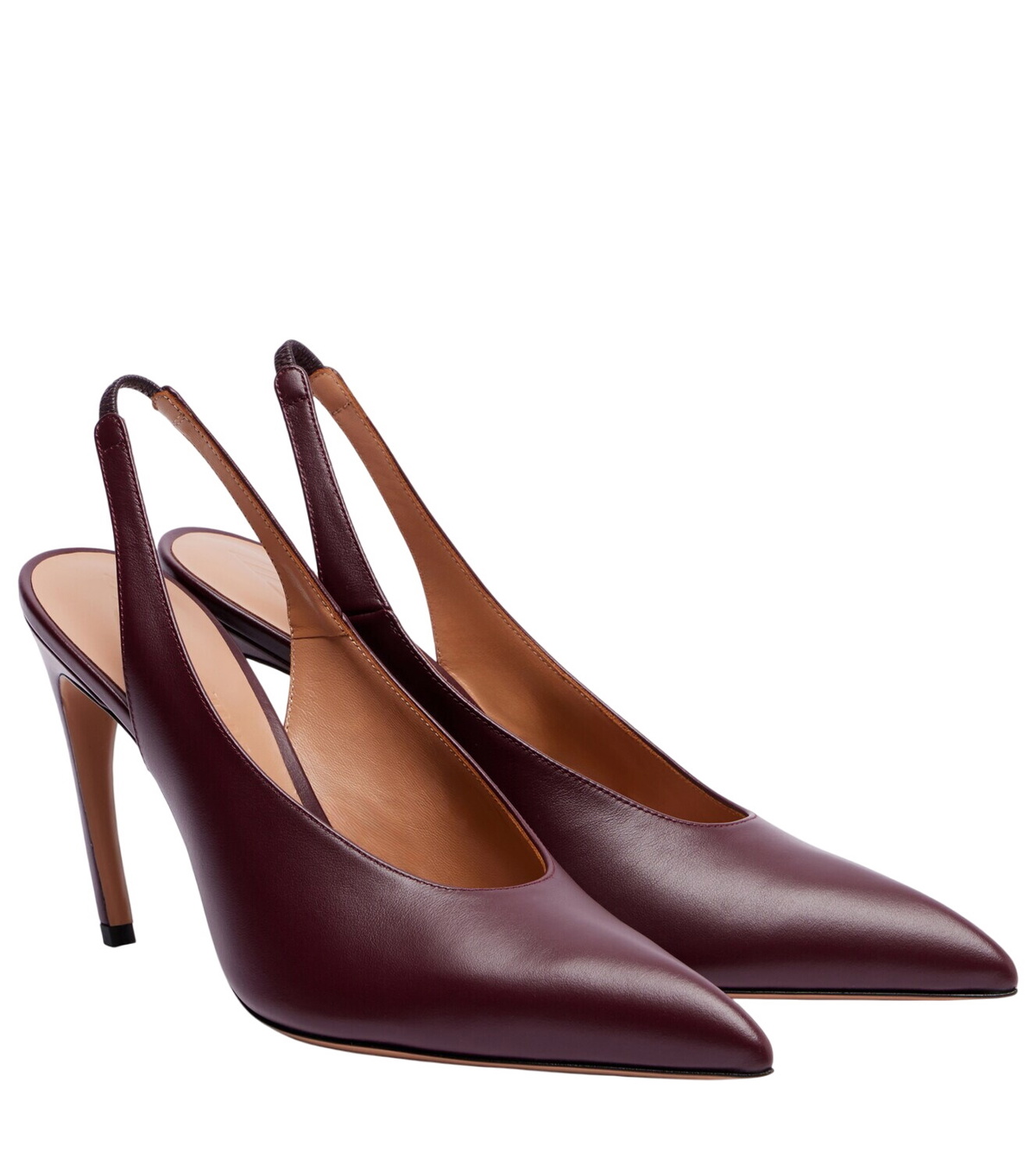 THE ATTICO - Venus Chrome Slingback Pumps The Attico