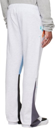 Gallery Dept. Gray Dépt Logo Painted Flare Sweatpants