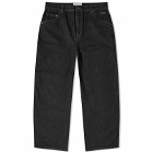 Dime Men's Classic Baggy Denim Pant in Washed Black