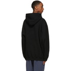 Balenciaga Black Languages Medium Fit Hoodie