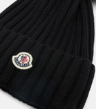 Moncler Ribbed-knit virgin wool beanie